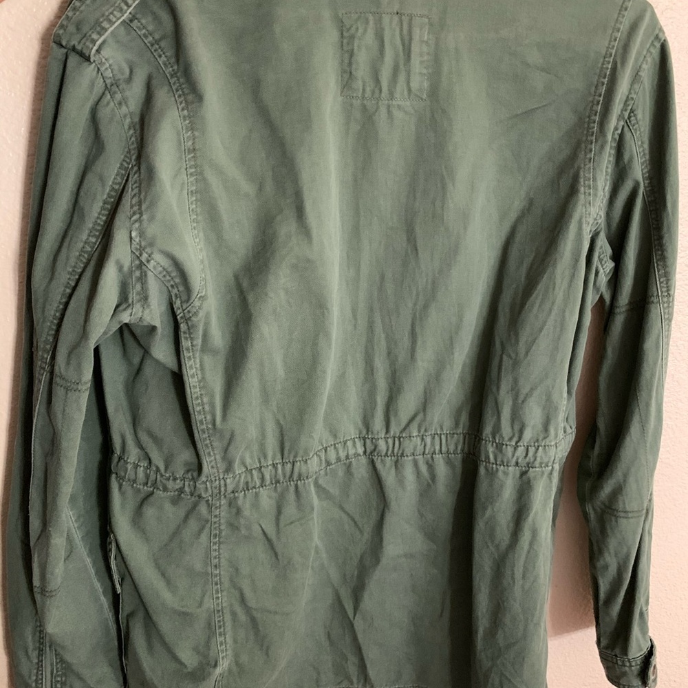 utility green jacket